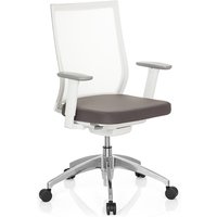 ASPEN WHITE - Profi Bürostuhl Grau / Weiß
