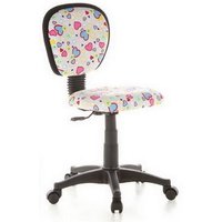 KIDDY TOP - Kinderdrehstuhl Motiv Flowers & Hearts