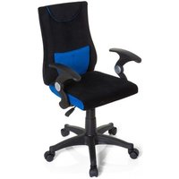 KIDDY PRO AL - Kinderdrehstuhl Schwarz / Blau