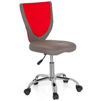 KIDDY COMFORT - Kinderdrehstuhl Grau / Rot