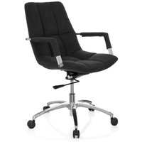 SARANTO | Stoff - Home Office Bürostuhl Schwarz