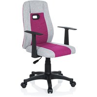 KIDDY EXTRA - Kinderdrehstuhl Grau / Pink