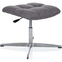 SARANTO | Stoff - Polsterhocker Grau