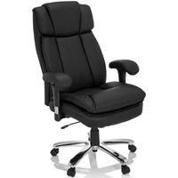 BUILDER XXL I | Kunstleder - XXL Drehstuhl Schwarz