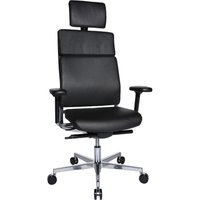 New Aluart Classic Leder - Chefsessel Schwarz