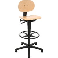 Tec 11 High - Counterstuhl Buche