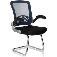 FLYER PRO V - Freischwinger Schwarz / Blau