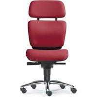 ZERO 53 - High End Bürostuhl mittel ohne Stoff Rot Gernot-M. Steifensand Stoff