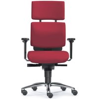 ZERO 52 AL - High End Bürostuhl mittel mit Stoff Rot Gernot-M. Steifensand Stoff
