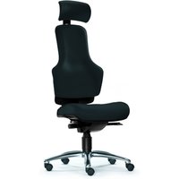 ZERO O1 - High End Bürostuhl Schwarz Stoff