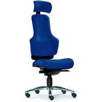 ZERO O1 - High End Bürostuhl Blau Stoff