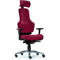ZERO O1 AL S - High End Bürostuhl Bordeaux Stoff