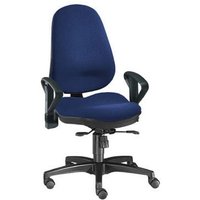 ZERO 10 AL - Profi Bürostuhl Blau Stoff