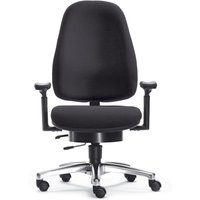 ZERO 67 - High End Bürostuhl Schwarz Stoff