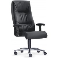 ZERO 70 XXL - XXL Drehstuhl Schwarz Leder