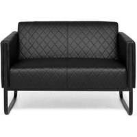 ARUBA BLACK | 2-Sitzer - Lounge Sofa Schwarz