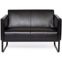 BALI BLACK | 2-Sitzer - Lounge Sofa Schwarz