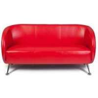 ST. LUCIA | 3-Sitzer - Lounge Sofa Rot