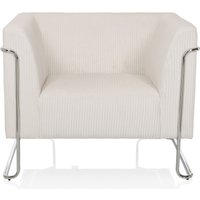 Curacao Cord | 1-Sitzer - Loungesessel Weiß