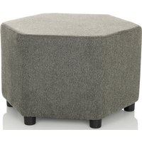 BAREO - Polsterhocker Grau