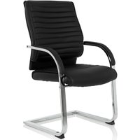 VISITER CL120 - Freischwinger Schwarz Buerostuhl24 Kunstleder