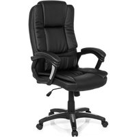 RELAX CL120 - Home Office Bürostuhl Schwarz Buerostuhl24 Kunstleder