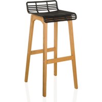 LONSO W - Barhocker Eiche/Schwarz