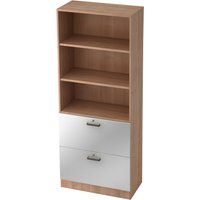 SIGNA G 7300 SG - Nussbaum/Silber Streifengriff Kunststoff