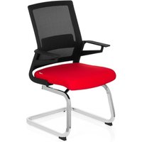 INVENTOR V - Freischwinger Schwarz / Rot