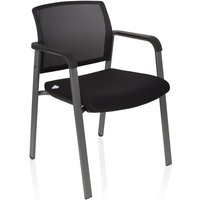 MEET - Vierfußstuhl Schwarz