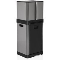 CLEAN 3 | 32L - Mülleimer Silber