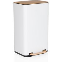 CLEAN NATURA | 30L - Mülleimer Cremeweiß