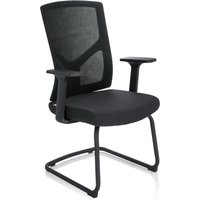 BRETON V B - Freischwinger Schwarz