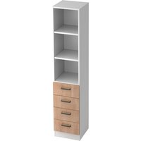 SIGNA G 7600 SG - Weiß/Nussbaum Streifengriff Kunststoff