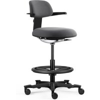 TOP WORK 40 - Arbeitsstuhl Schwarz/Dunkelgrau