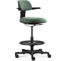 TOP WORK 40 - Arbeitsstuhl Schwarz/Grün