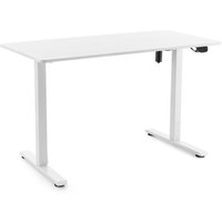 Worktime | 120x60 - Elektrisch höhenverstellbarer Schreibtisch Weiß
