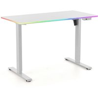 Worktime Kid | 120x60 - Elektrisch höhenverstellbarer Schreibtisch Weiß