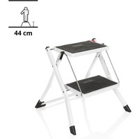 SOLID W1 | 2 Stufen - Klappleiter Weiß