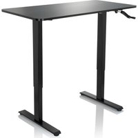 STAND CR - Stehschreibtisch Schwarz