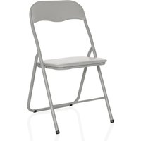 TUDELA BASIC | PVC - Klappstuhl Grau