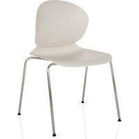 T36 VI - Vierfußstuhl Weiß
