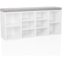 ESTHA 10 - Schuhschrank Weiß