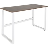 WORKSPACE LIGHT I | 120x60 - Schreibtisch Walnuss / Weiß