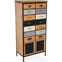 CONTINENTO HIGH - Kommode Holzfarben dunkel