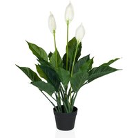 SPATHIPHYLLUM - Kunstpflanze Grün / Weiß