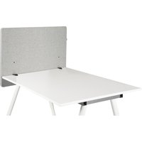 FLEXMIUT D SIDE | 80 cm 1er Pack - Tischtrennwand Hellgrau