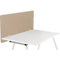 FLEXMIUT D1 | 120 cm - Tischtrennwand Beige