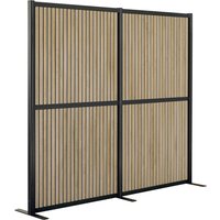 FLEXMIUT MODUL - Trennwand Braun/Schwarz