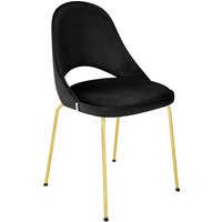 COSTA GOLD - Vierfußstuhl Schwarz